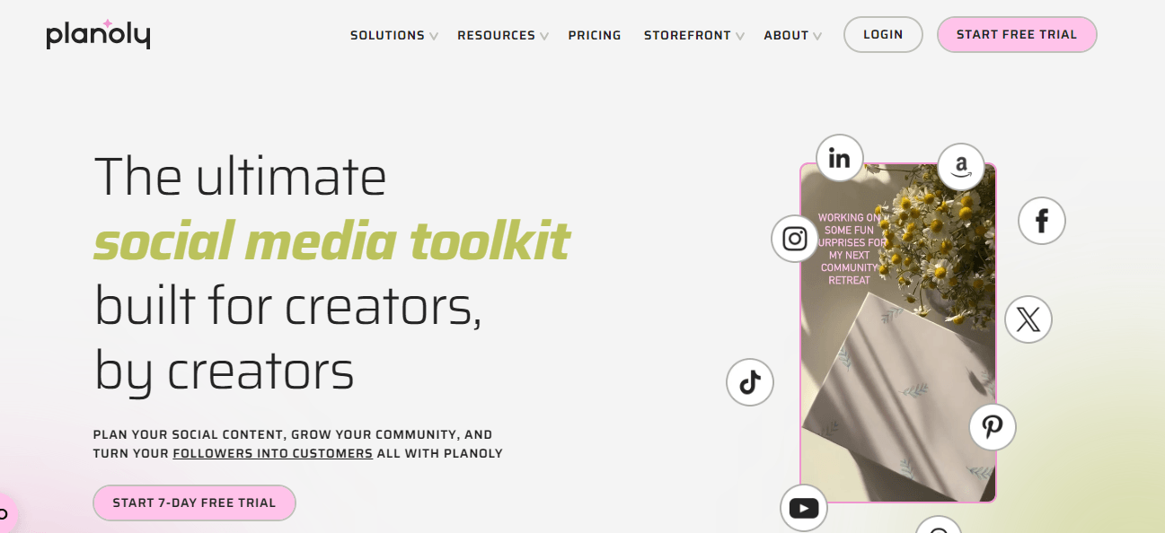 Top Social Media Competitor Analysis Tools in 2026 14 Planoly's Landing Page