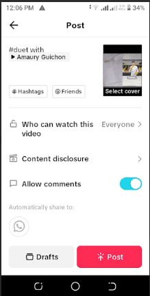 Add Captions, Hashtags, and Tap ‘Post’