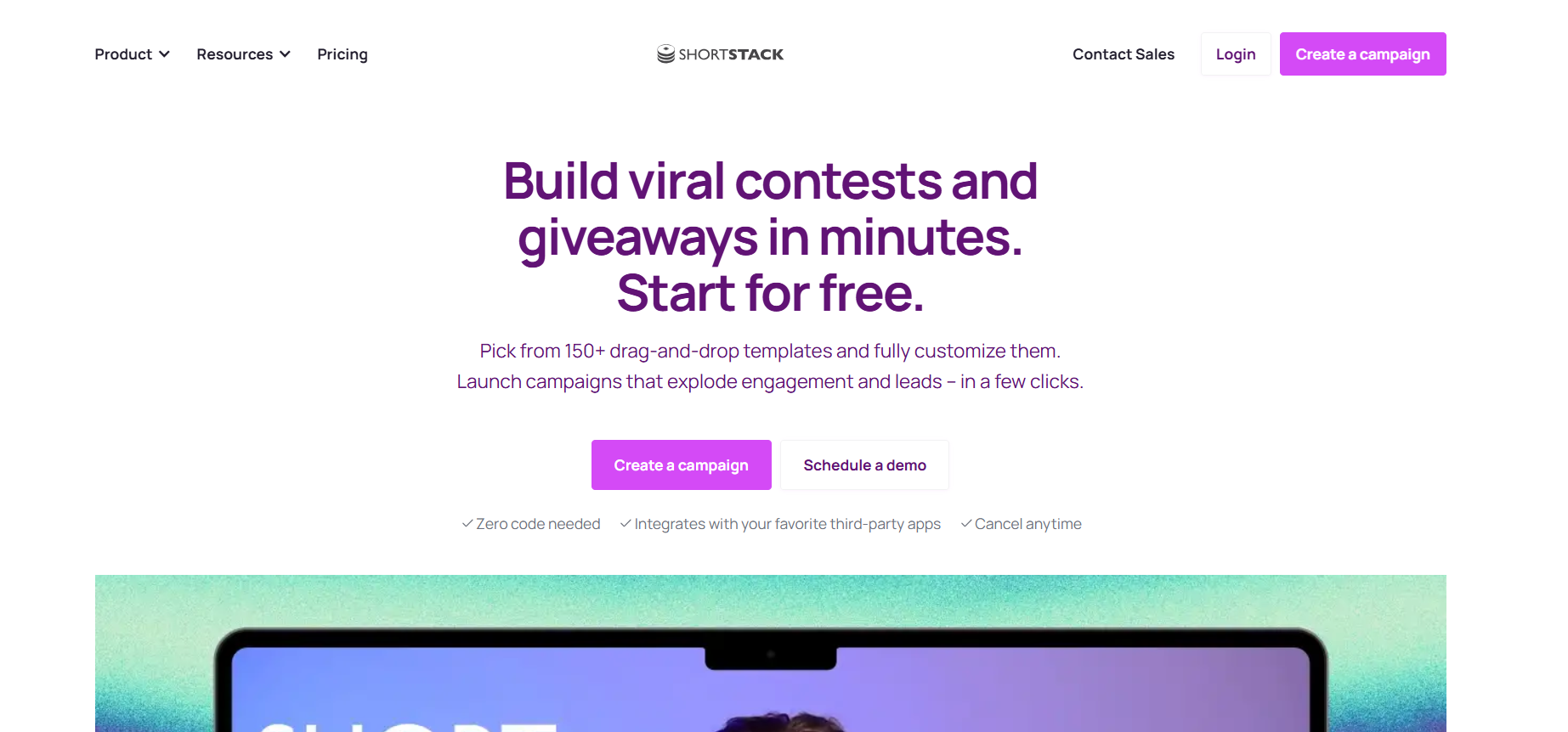 ShortStack Homepage