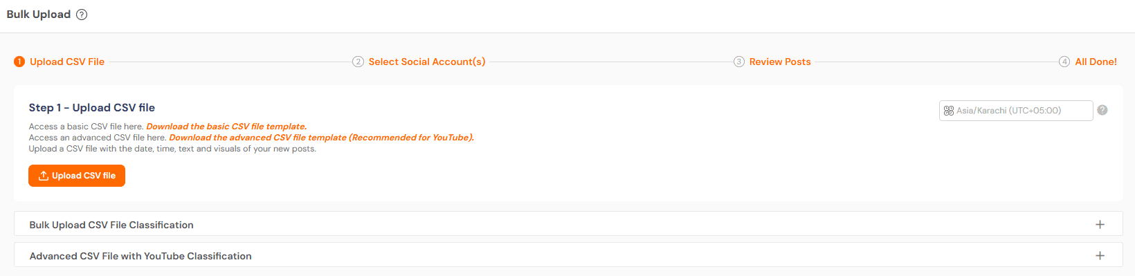 Christmas Social Media Posts: Ideas, Examples, and Strategies for 2026 22 Social Champ’s Bulk Upload Feature
