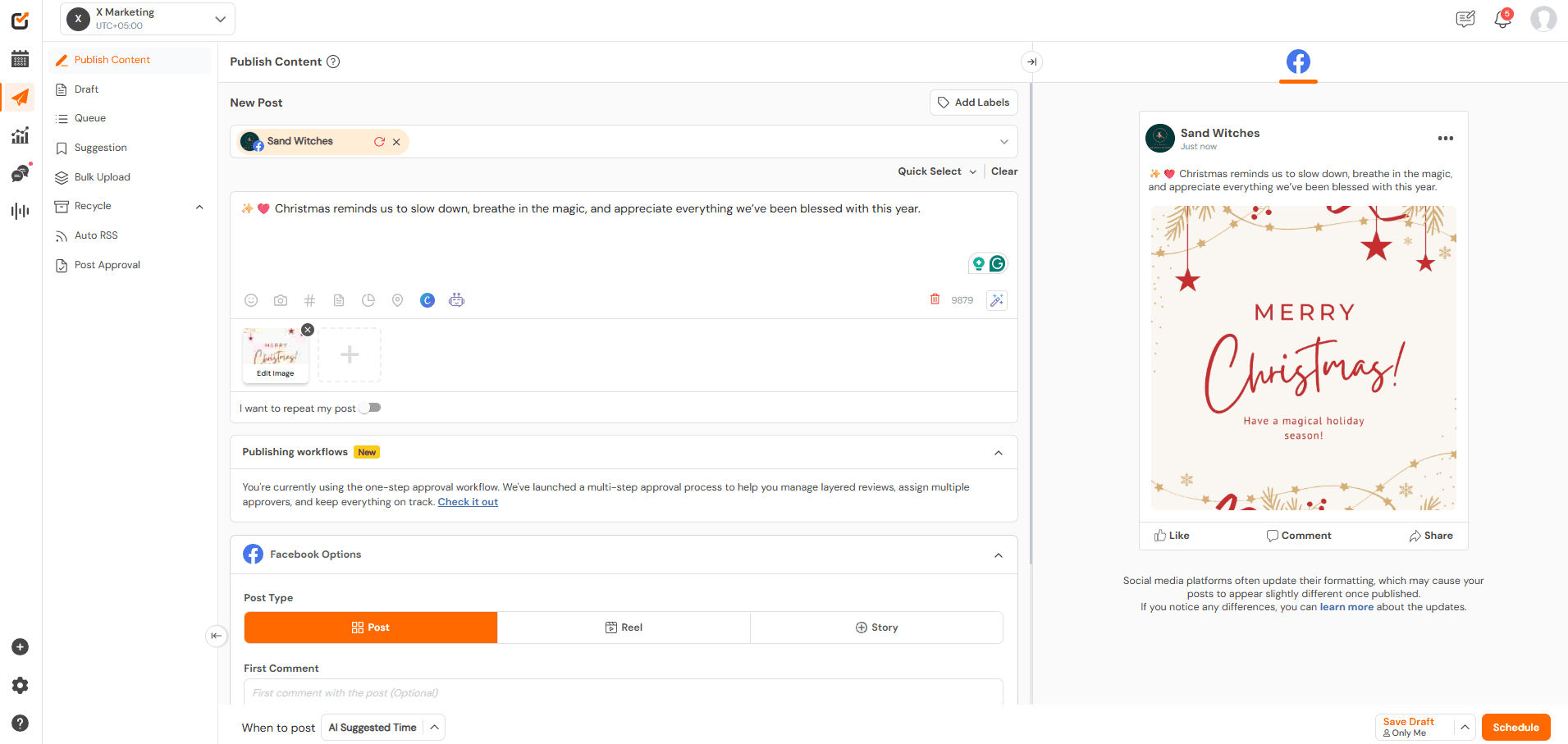 Christmas Social Media Posts: Ideas, Examples, and Strategies for 2026 21 Social Champ’s Dashboard
