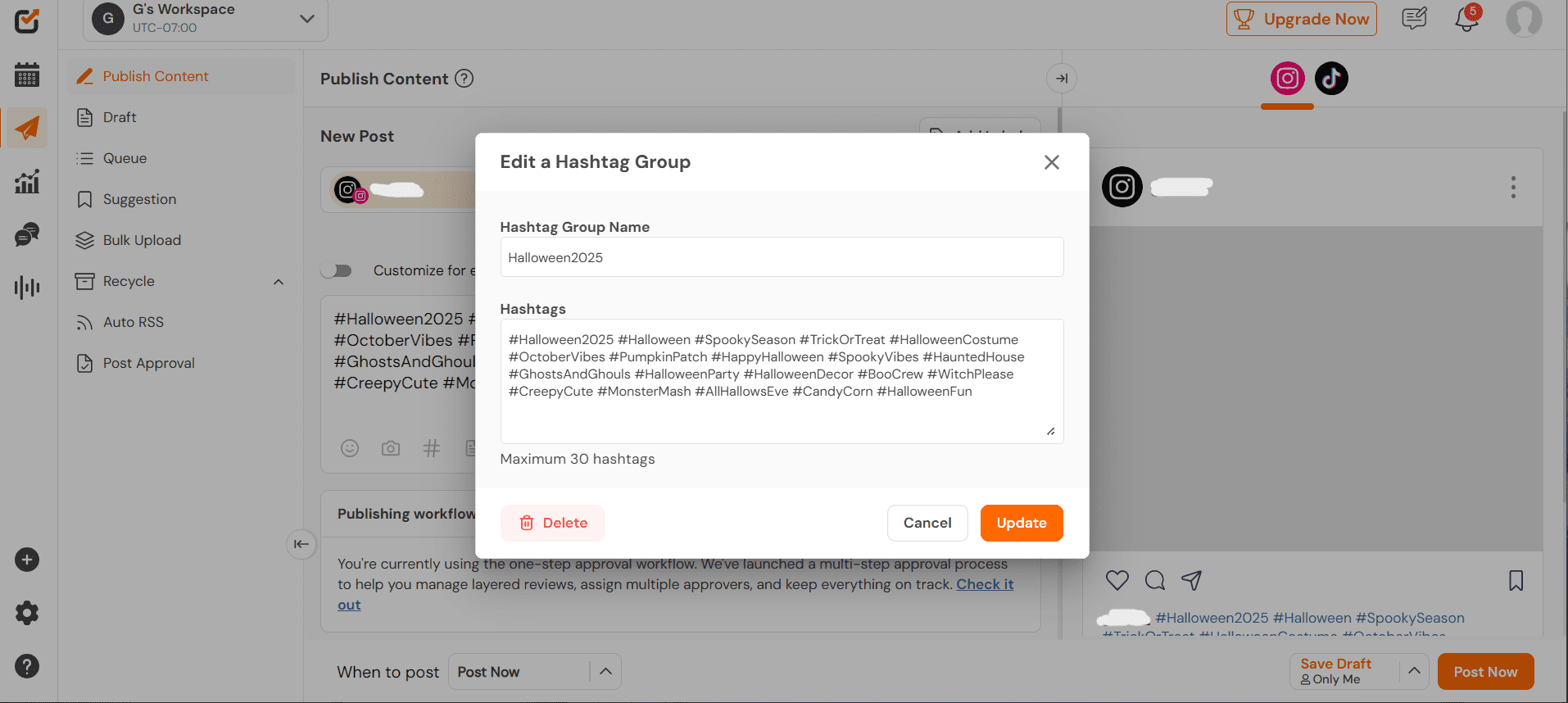 Social Champ's Hashtag Generator