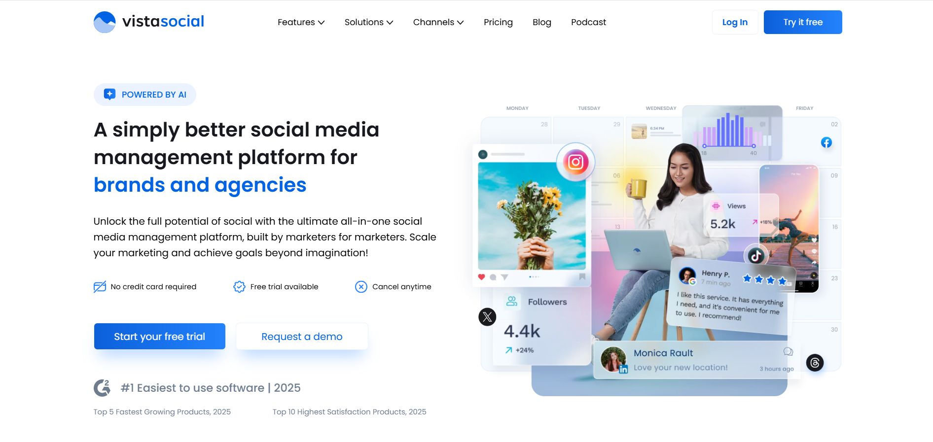 vista social homepage