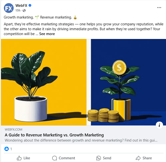 Social Media for Marketing Agencies: Complete Guide for 2026 6 A Post By WebFX on Facebook