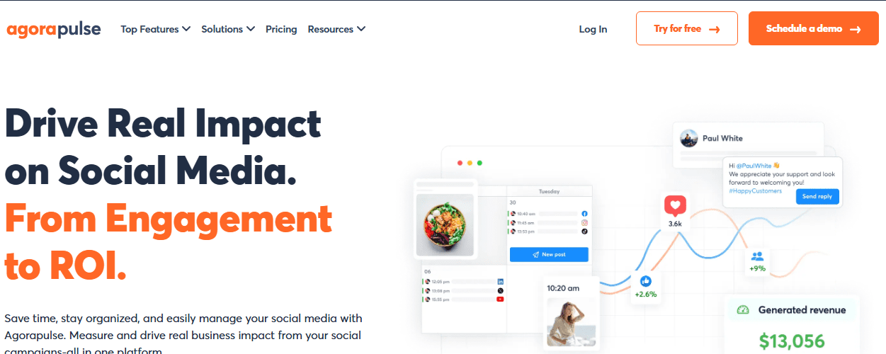 Agorapulse's Webpage