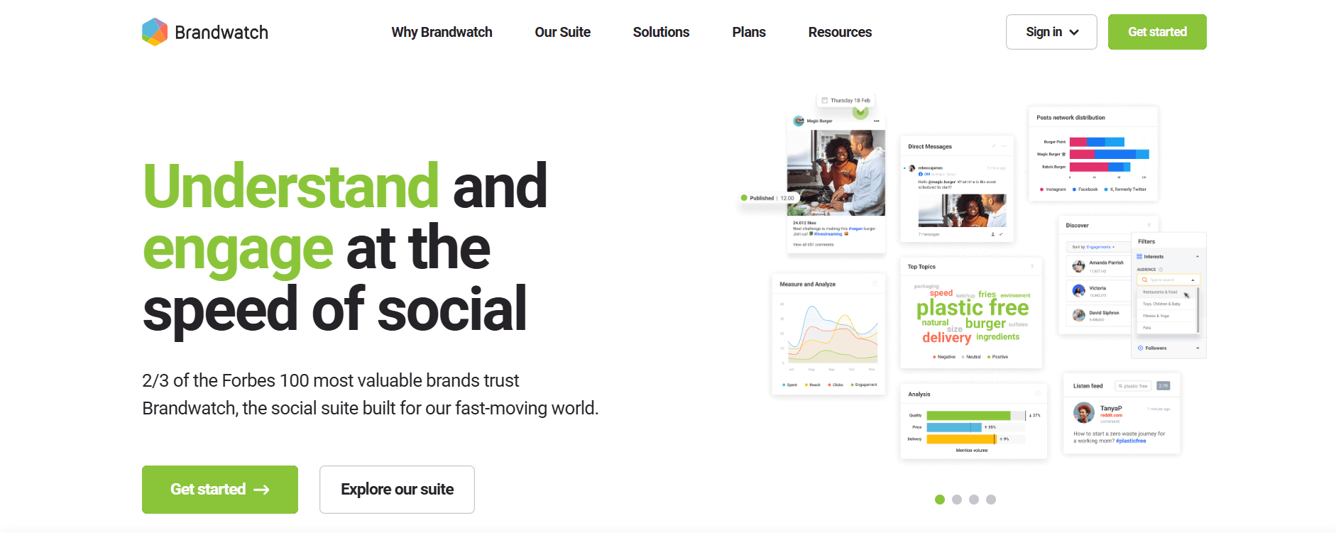 Top 10 Tailwind Competitors in 2026: Features, Comparisons, and Alternatives 16 Brandwatch's Landing Page