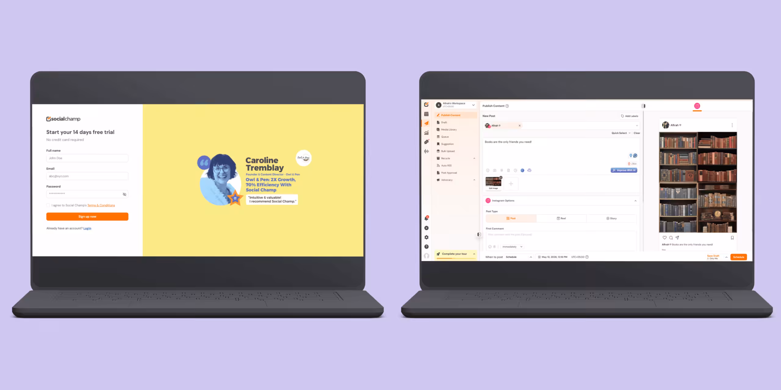The Ultimate Guide to Creating Impactful Instagram Collab Posts in 2026 5 Create a Post on Social Champ for Instagram Collab
