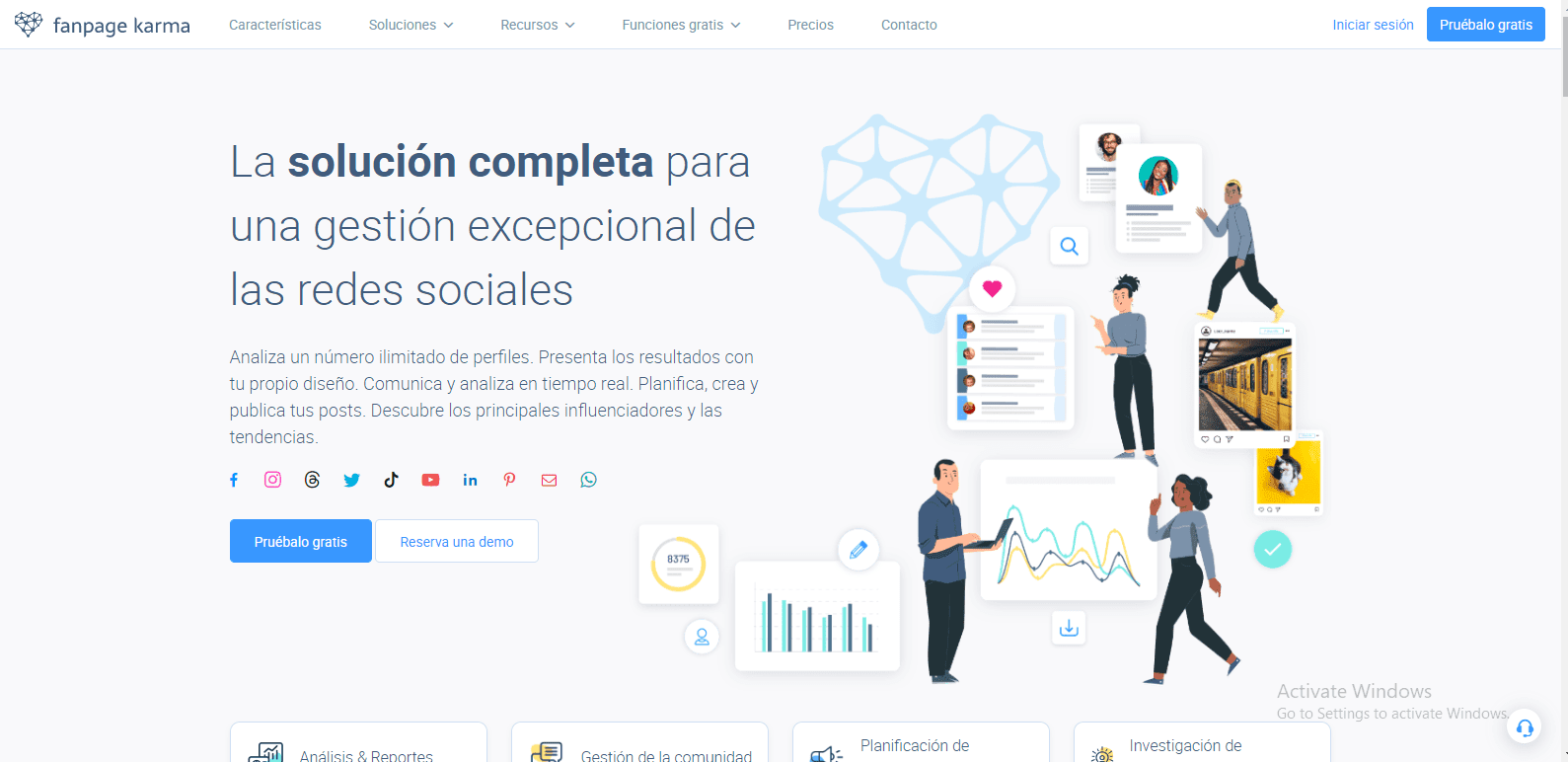 Fanpage Karma's Webpage