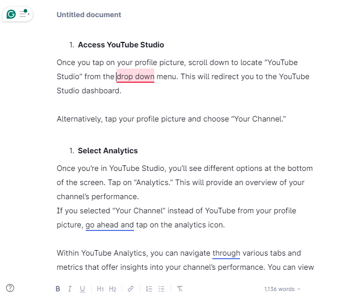 AI-Powered Content Creation: How AI Is Revolutionizing the Way We Create Content 16 Grammarly’s Grammar Checker