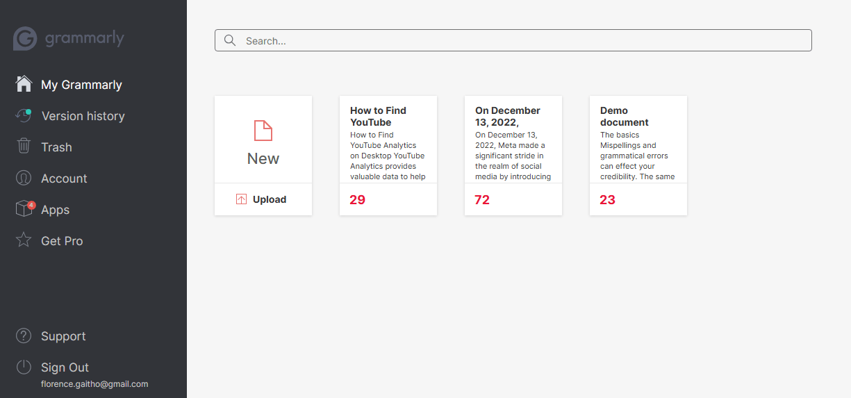 AI-Powered Content Creation: How AI Is Revolutionizing the Way We Create Content 15 Grammarly’s Dashboard
