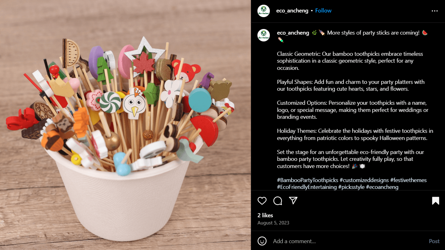 Creative Holiday Social Media Posts Ideas for 2026 6 @eco_ancheng Using Holiday-Themed Graphics