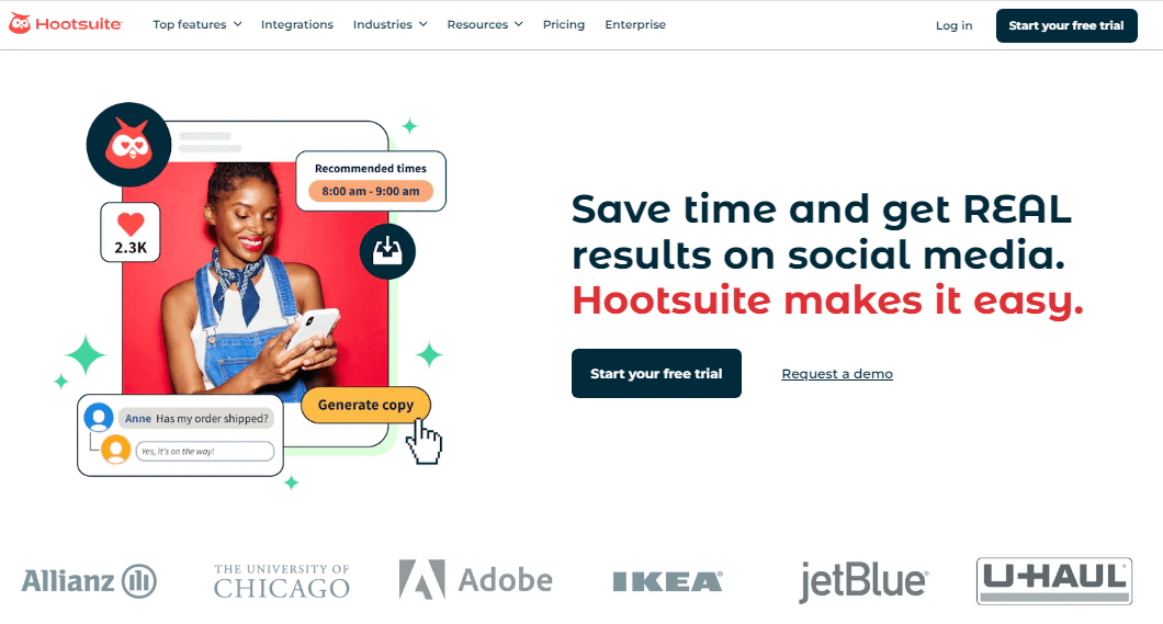 Top Digital Analytics Tools for Comprehensive Insights 9 Hootsuite’s Home Page