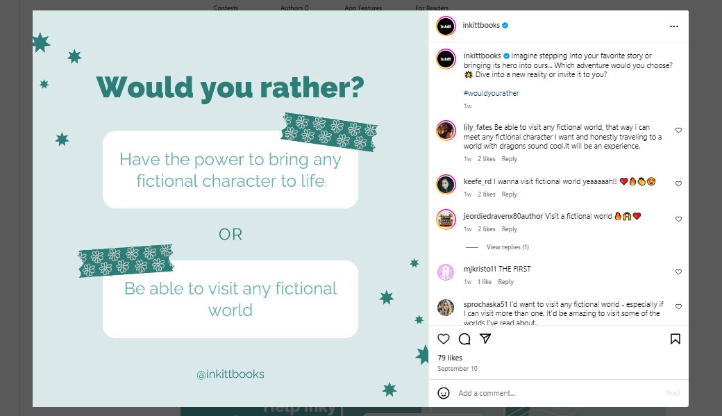 When to Post on Instagram for Maximum Engagement 17 @inkittbooks Using Interactive Content on Instagram