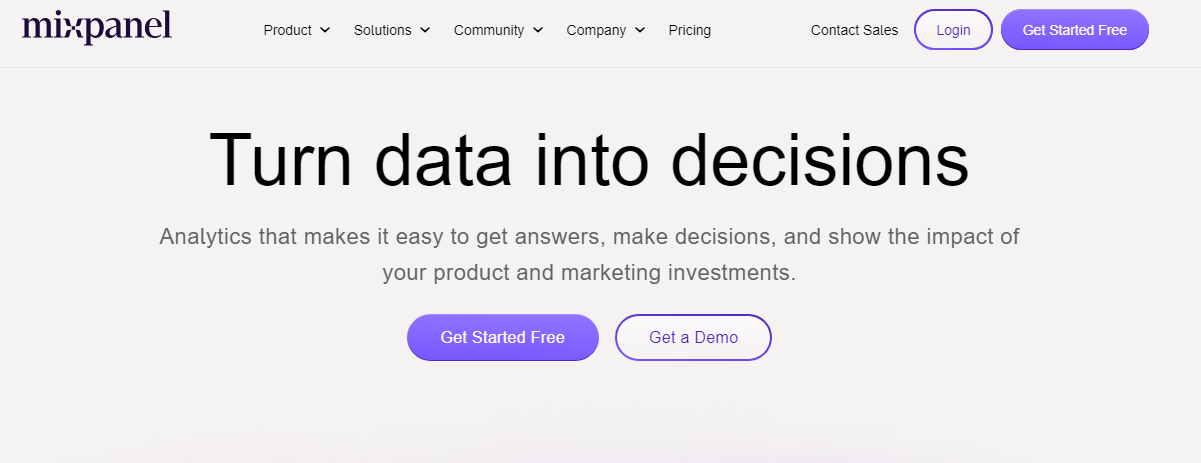 Top Digital Analytics Tools for Comprehensive Insights 14 Mixpanel’s Home Page