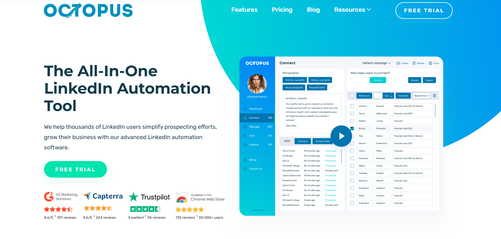 Octopus’ Homepage