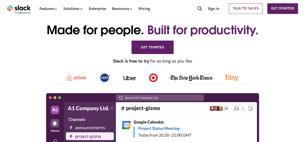 Top 10+ Content Collaboration Tools & Platforms to Boost Teamwork in 2026 13 Slack’s Webpage