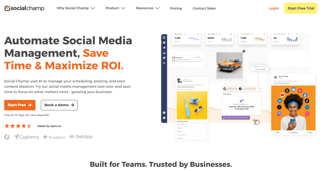 Top Digital Analytics Tools for Comprehensive Insights 6 Social Champ’s Home Page