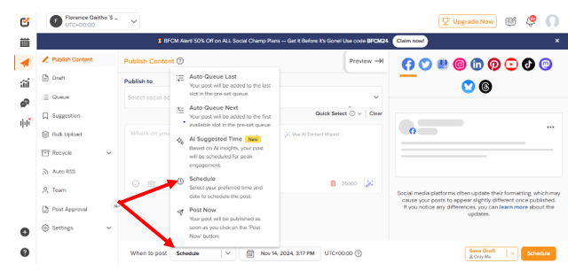 How to Get More Engagement on Instagram in 2026 13 Social Champ’s Scheduling Feature