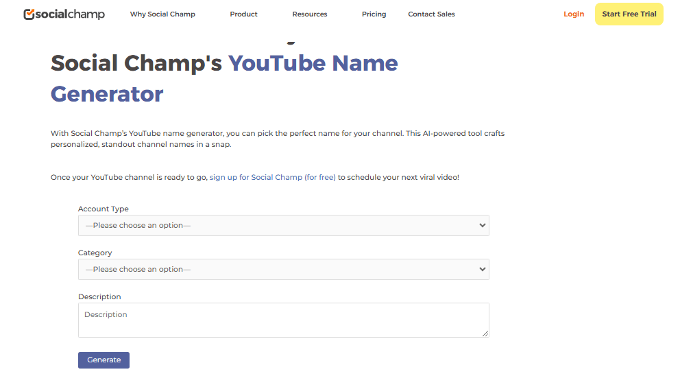 AI-Powered Content Creation: How AI Is Revolutionizing the Way We Create Content 29 Social Champ’s YouTube Name Generator