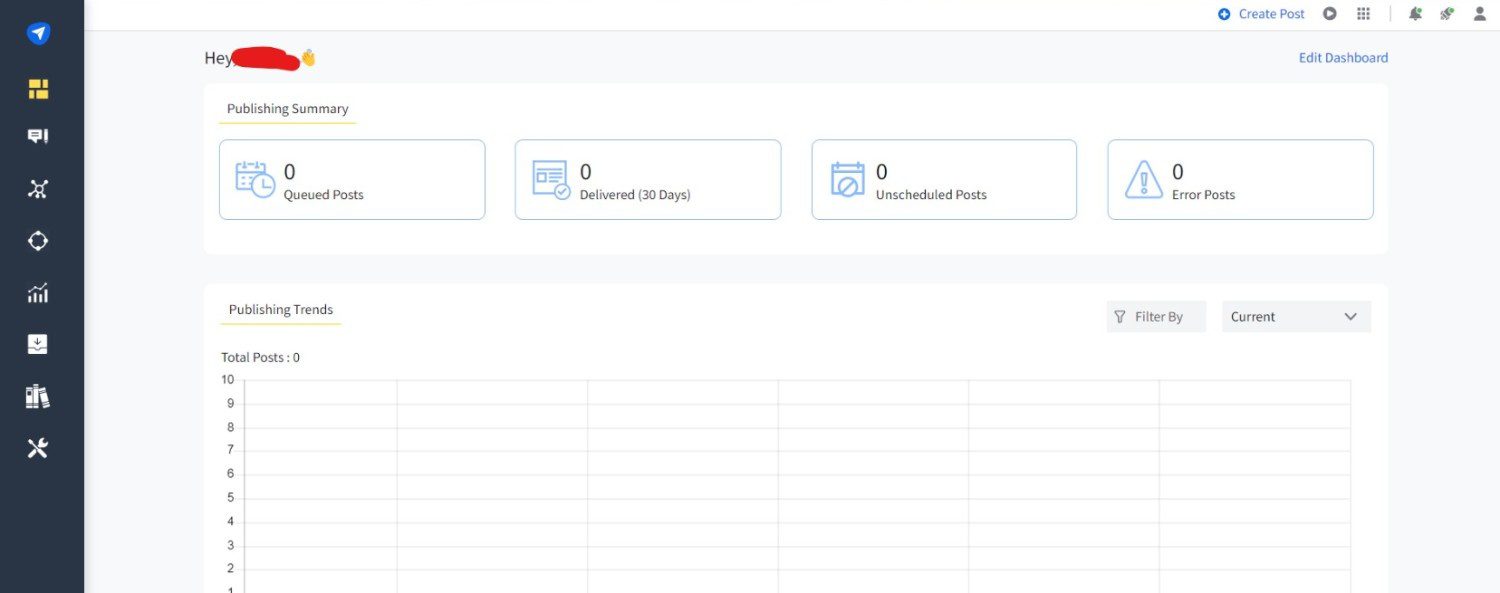 SocialPilot's Dashboard