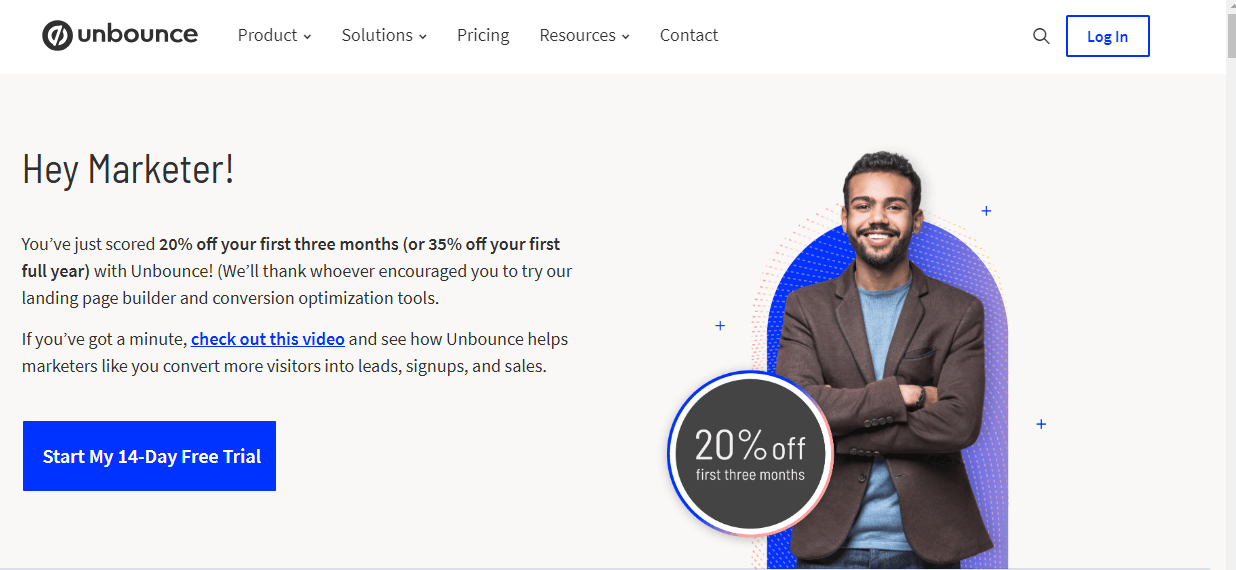 Top Digital Analytics Tools for Comprehensive Insights 22 Unbounce’s Home Page