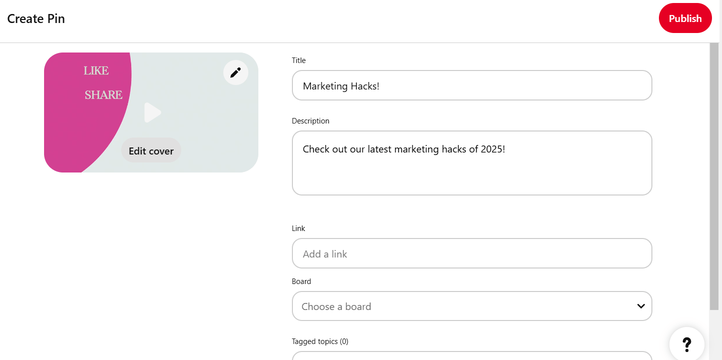 How to Post Videos on Pinterest in 2026: A Step-By-Step Guide 9 Add the Title and Description