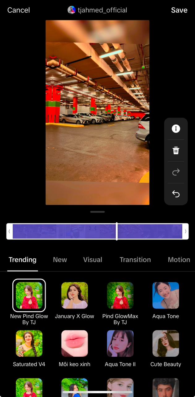 How to Make a Slideshow on TikTok: Step-by-Step Guide 10 Add Transition and Effects in Your Slides