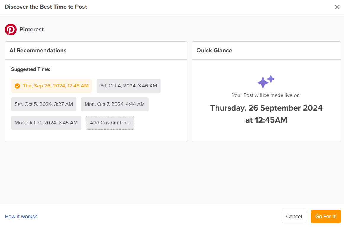 How to Post Videos on Pinterest in 2026: A Step-By-Step Guide 14 Social Champ's AI Recommendations for the Best Time to Post on Pinterest