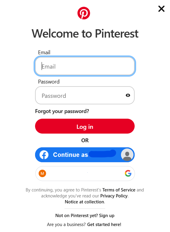 How to Post Videos on Pinterest in 2026: A Step-By-Step Guide 6 Log In to Your Pinterest Account