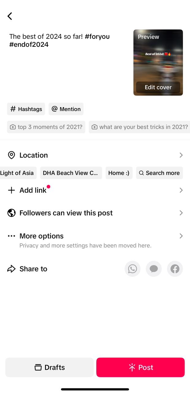 How to Make a Slideshow on TikTok: Step-by-Step Guide 13 Preview Post Before Uploading