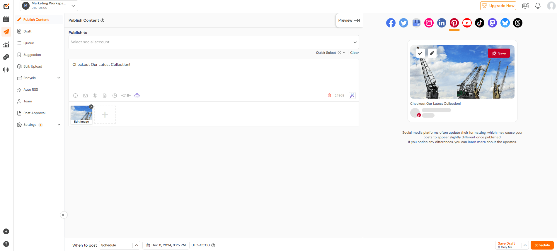 How to Post Videos on Pinterest in 2026: A Step-By-Step Guide 13 Social Champ's Dashboard