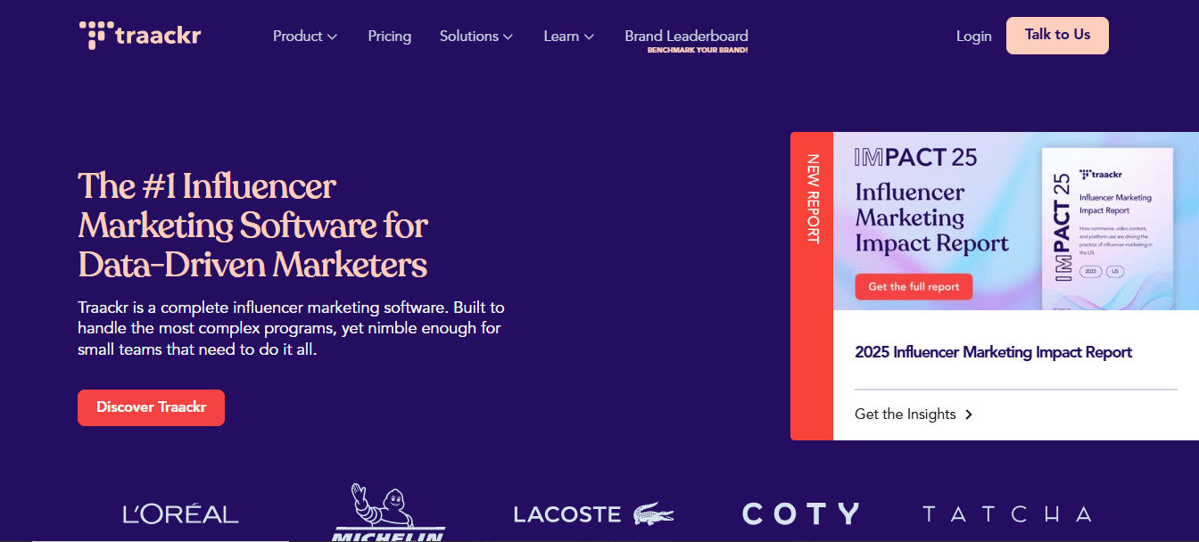 Influencer Marketing Metrics: Measuring Your Campaign Success 9 Traackr Home Page