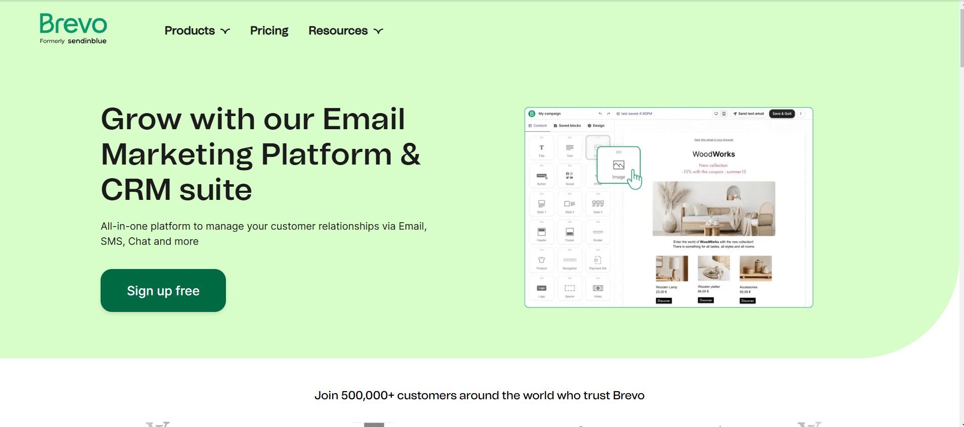 Top 17 Marketing Automation Tools for 2026 Campaigns 18 Brevo's Landing Page