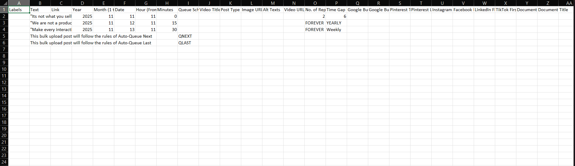 Excel Sheet Calendar Template