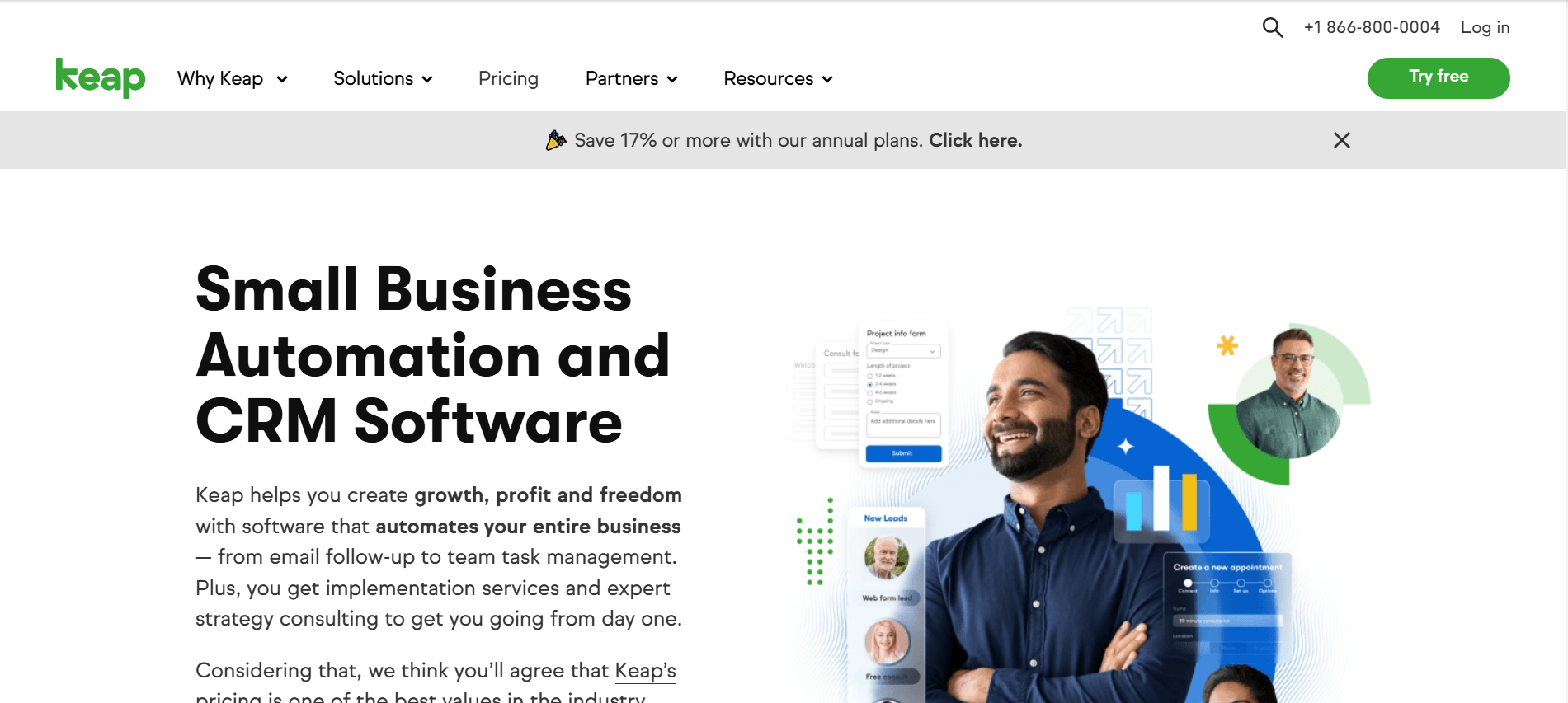 Top 17 Marketing Automation Tools for 2026 Campaigns 20 Keap's Landing Page