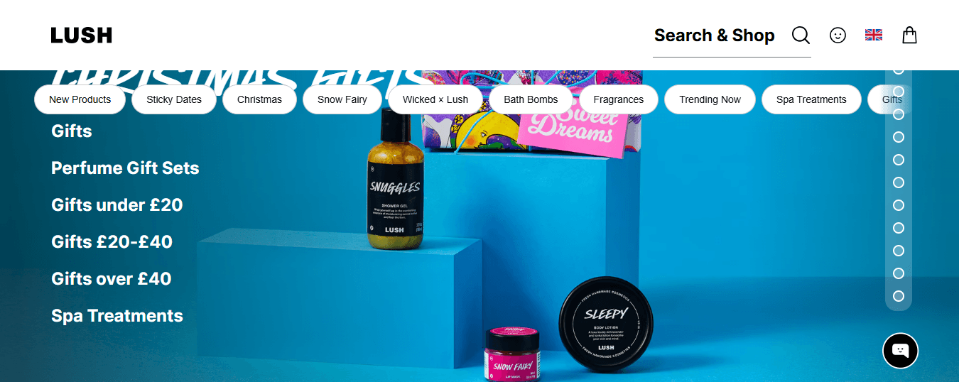 Authentic Marketing: Myths, Truths, and Tips for Success 14 Lush Cosmetics Homepage