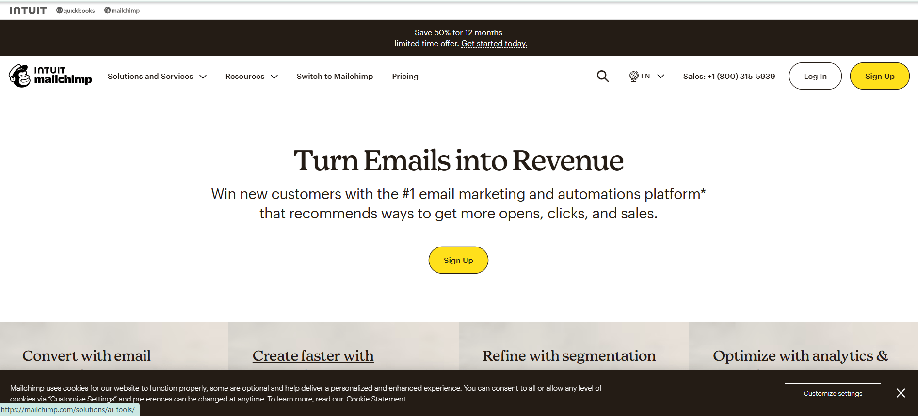Top 17 Marketing Automation Tools for 2026 Campaigns 13 Mailchimp's Landing Page