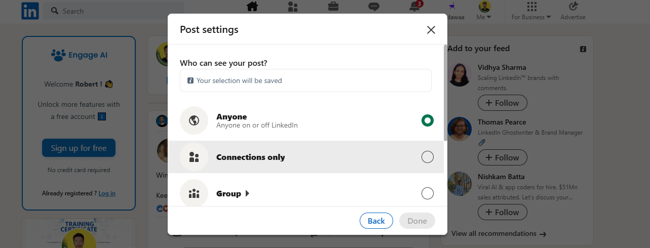 How to Post a Video on LinkedIn in 2026: Step-by-Step Beginner’s Guide 9 Select Privacy Settings and Audience