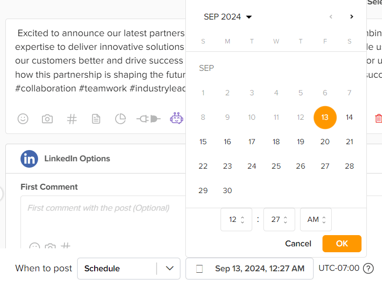 How to Post a Video on LinkedIn in 2026: Step-by-Step Beginner’s Guide 16 Set the Date and Time