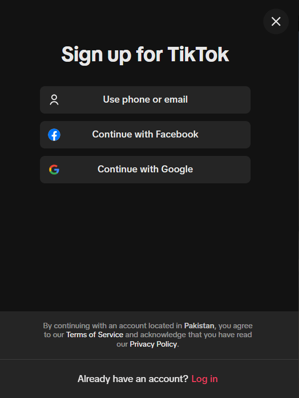 TikTok Business Account: A Complete Guide to Grow Your Brand in 2026 7 Sign Up for TikTok