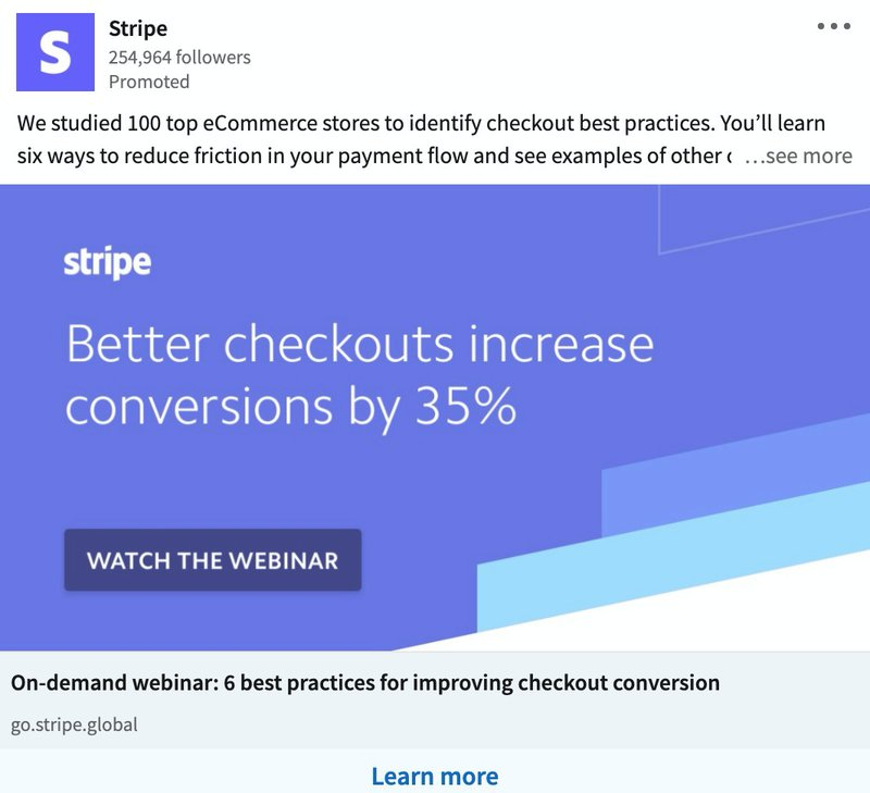 A B2B LinkedIn Ad