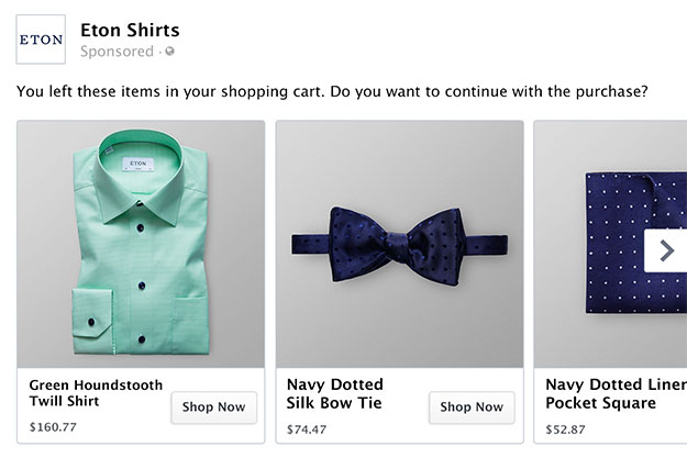 Facebook Ads' Personalized Product Recommendations