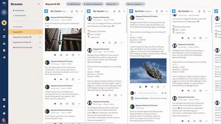 Hootsuite Dashboard