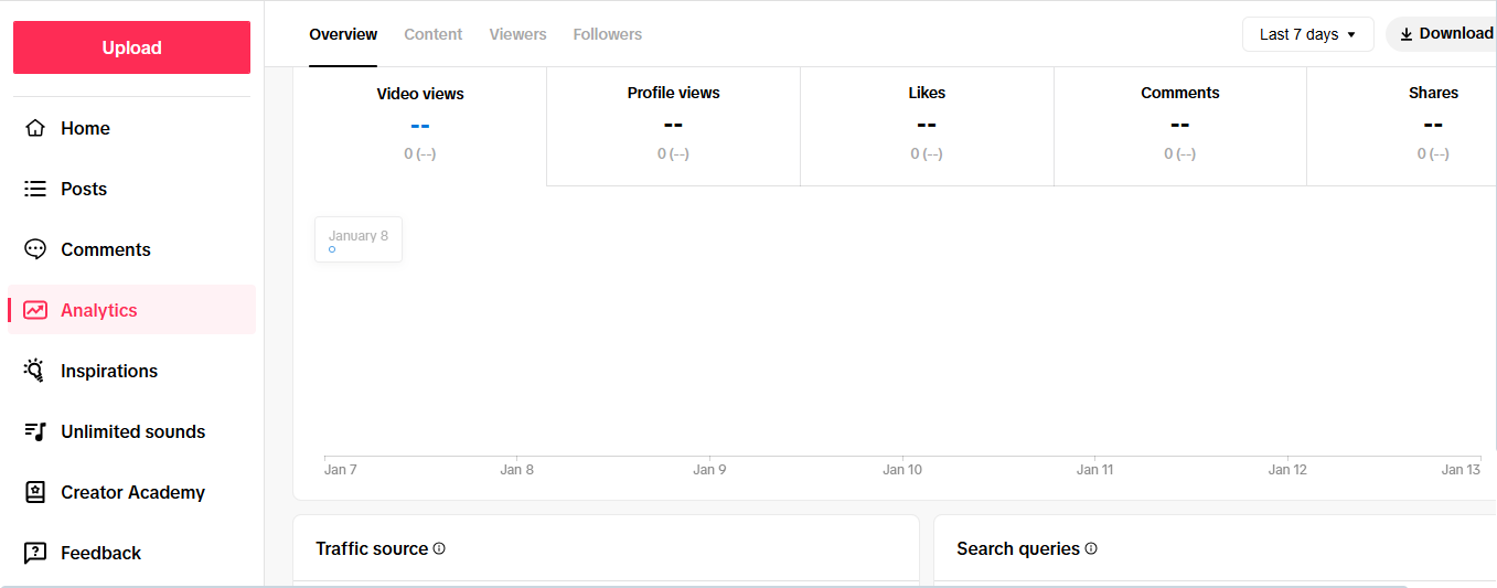 TikTok Analytics Dashboard