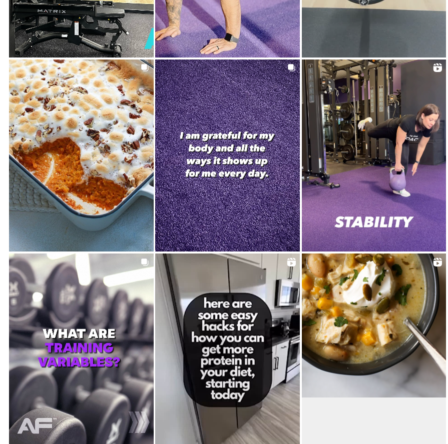 Visual Content by Anytime Fitness