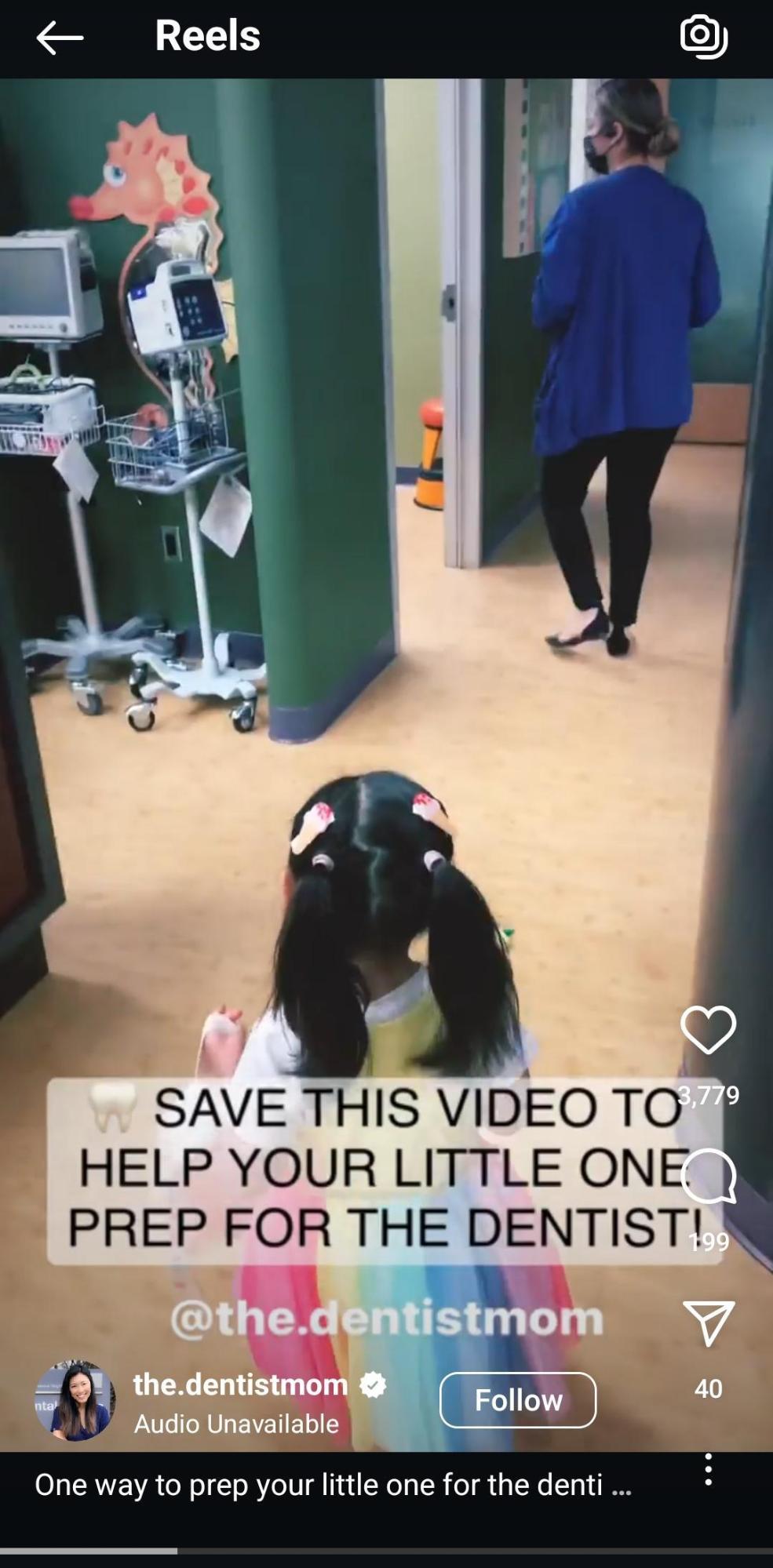 A Reel Published by The Dentist Mom