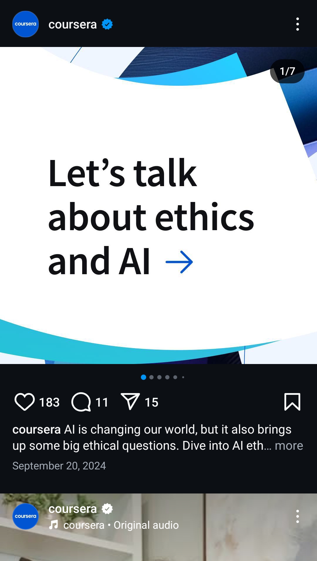 Example of Interactive Content on Instagram