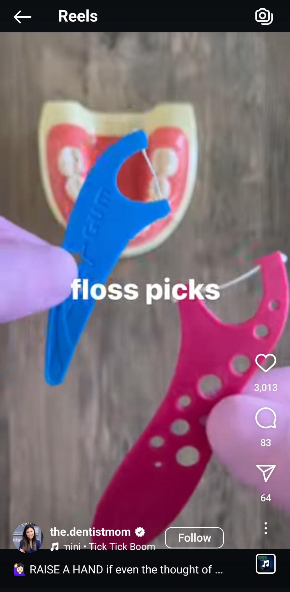 Instagram Reel by The Dentist Mom