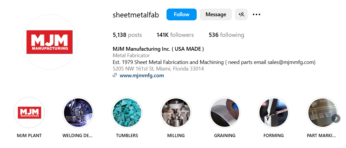 Optimized Instagram Profile