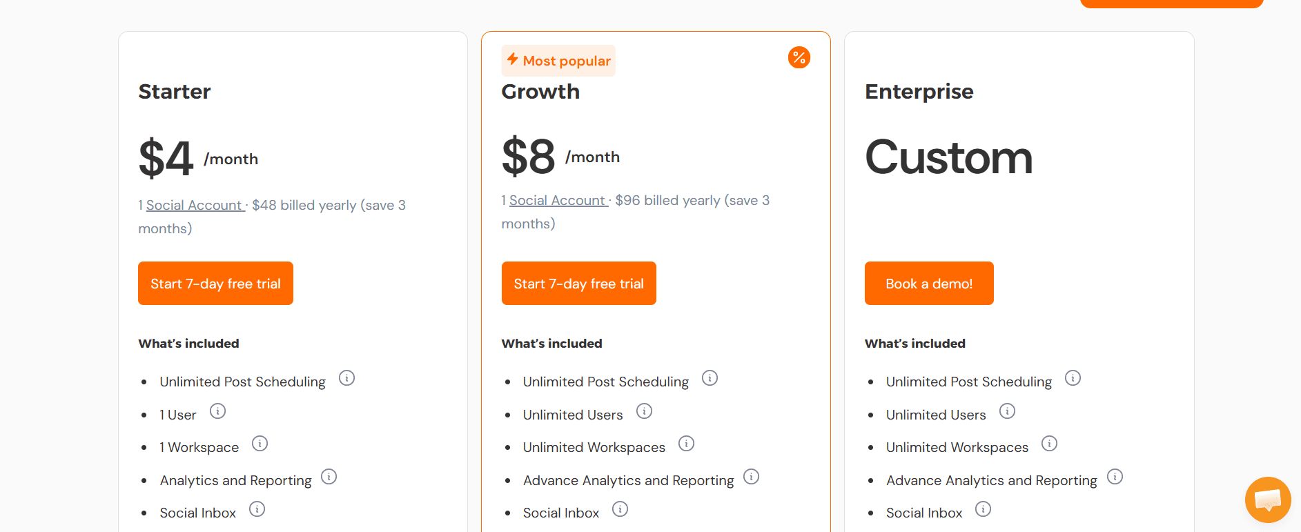 Social Champ Pricing
